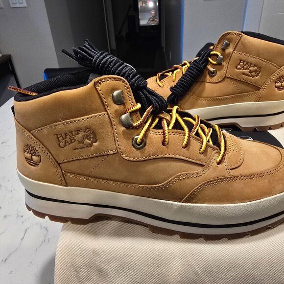 VANS x Timberland Boots Half Cab Hiker Wheat VN000CBNWEA Men’s US 10 NEW RARE - Picture 1 of 16